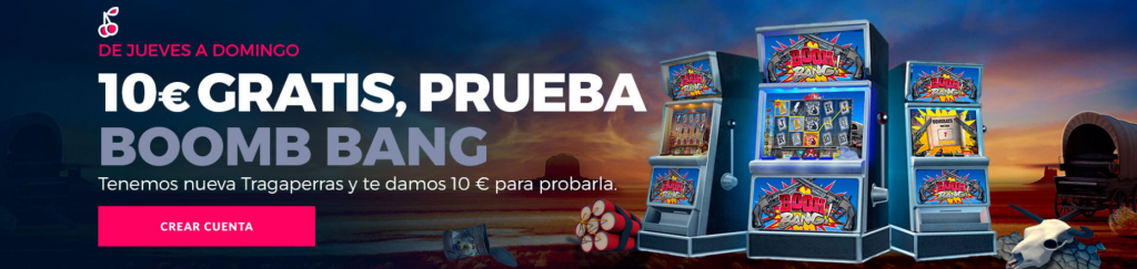 Boomb bang 10€ gratis casino gran madrid