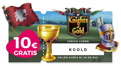 10€ gratis para la slot Knights of Gold en casino gran madrid