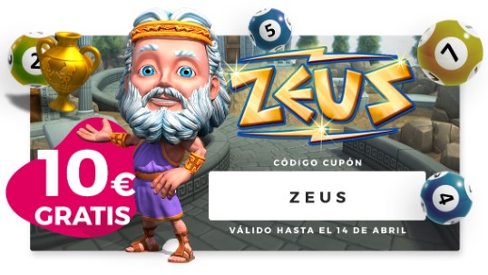 10€ gratis para probar el nuevo vídeo bingo Zeus en Casino Gran Madrid